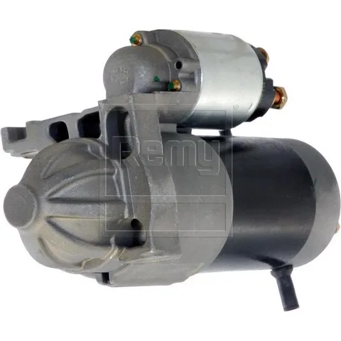 26475 – REMY INTL Starter, OE Replacement 8 Millimeter x 1.25 Battery Post Model DRPG2602 Pad Mount Without Over Cran...